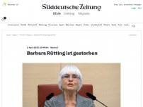 Bild zum Artikel: Nachruf: Barbara Rütting ist gestorben