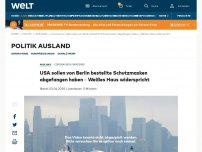 Bild zum Artikel: USA fangen von Berlin bestellte Schutzmasken aus China ab