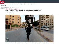 Bild zum Artikel: Terrorgefahr in Corona-Krise: Der IS will das Chaos in Europa verstärken