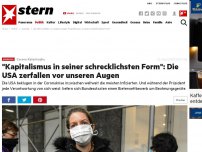 Bild zum Artikel: Corona-Katastrophe: 'Kapitalismus in seiner schrecklichsten Form': Die USA zerfallen vor unseren Augen