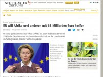 Bild zum Artikel: Kampf gegen Coronavirus: EU will Afrika und anderen mit 15 Milliarden Euro helfen