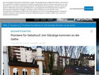 Bild zum Artikel: Solidaritätsaktion : Wuppertaler Zentralmoschee erhält Sondergenehmigung für Gebetsruf