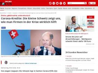 Bild zum Artikel: Zinslos, gebührenfrei, unbürokratisch - Corona-Kredite: Die kleine Schweiz zeigt uns, wie man Firmen in der Krise wirklich hilft