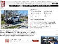 Bild zum Artikel: BMW M5 F90: Totalschaden nach Unfall Neuer M5 nach elf Kilometern gecrasht!