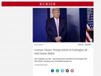Bild zum Artikel: Corona-Chaos: Trump stürzt in Umfragen ab - weit hinter Biden