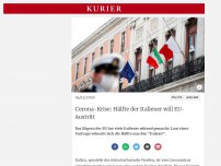 Bild zum Artikel: Corona-Krise: Hälfte der Italiener will EU-Austritt