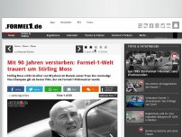 Bild zum Artikel: Mit 90 Jahren verstorben: Formel-1-Welt trauert um Stirling Moss