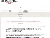 Bild zum Artikel: „Die Veröffentlichung zu Heinsberg war nicht leichtfertig“