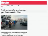 Bild zum Artikel: Riesen-Warteschlangen: So sperrt Österreich jetzt auf