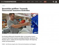 Bild zum Artikel: Baumärkte geöffnet: Tausende Österreicher hamstern Klobrillen