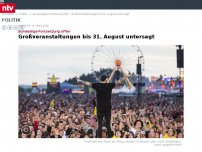 Bild zum Artikel: Auch Fußballspiele betroffen: Großveranstaltungen bis 31. August untersagt