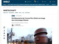 Bild zum Artikel: Die Messwerte der Corona-Ära rütteln am Image des schmutzigen Diesels