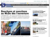 Bild zum Artikel: Coronavirus au Luxembourg - Bouchons et sanctions au McDo dès l'ouverture