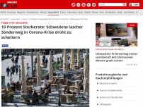 Bild zum Artikel: Folgen nicht abzusehen - 10 Prozent Sterberate: Schwedens lascher Sonderweg in Corona-Krise droht zu scheitern