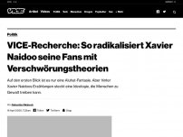 Bild zum Artikel: VICE-Recherche: So radikalisiert Xavier Naidoo seine Fans mit Verschwörungstheorien