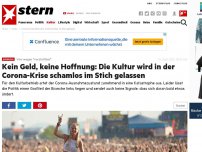 Bild zum Artikel: Von wegen 'verzichtbar': Kein Geld, keine Hoffnung: Die Kultur wird in der Corona-Krise schamlos im Stich gelassen