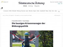 Bild zum Artikel: Meinung am Mittag: Ferien-Debatte: Die lausigen Krisenmanager der Bildungspolitik