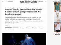 Bild zum Artikel: Corona-Wunder Deutschland: Warum die Bundesrepublik ganz passabel durch die Pandemie steuert