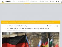 Bild zum Artikel: Kundgebung an Adolf Hitlers Geburtstag: Dresden erteilt Pegida Sondergenehmigung für Demo - Harsche Kritik