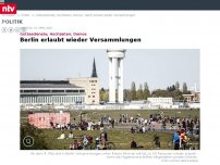 Bild zum Artikel: Gottesdienste, Hochzeiten, Demos: Berlin erlaubt wieder Versammlungen