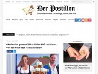 Bild zum Artikel: Oktoberfest gerettet! Wirte dürfen Maß und Haxen von der Wiesn nach Hause ausliefern