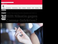 Bild zum Artikel: Studie mit Rauchern: Hilft Nikotin gegen Corona-Infektion?