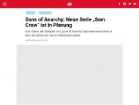Bild zum Artikel: Sons of Anarchy: Neue Serie „Sam Crow“ ist in Planung