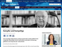 Bild zum Artikel: Norbert Blüm gestorben: Kämpfer und Kumpeltyp