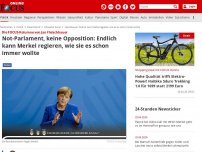 Bild zum Artikel: Die FOCUS-Kolumne von Jan Fleischhauer - Not-Parlament, keine Opposition: Endlich kann Merkel regieren, wie sie es schon immer wollte