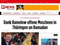 Bild zum Artikel: Cuius regio, eius religio Dank Ramelow offene Moscheen in Thüringen an Ramadan