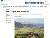 Bild zum Artikel: Der Lungau ist Corona-frei