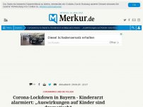 Bild zum Artikel: Corona-Lockdown in Bayern - Kinderarzt schlägt Alarm: „Auswirkungen auf Kinder sind dramatisch“