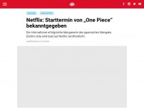 Bild zum Artikel: Netflix: Starttermin von „One Piece“ bekanntgegeben