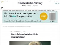 Bild zum Artikel: Covid-19: Boris Palmer hat eine Linie überschritten