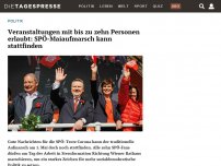 Bild zum Artikel: Veranstaltungen mit bis zu zehn Personen erlaubt: SPÖ-Maiaufmarsch kann stattfinden