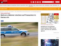 Bild zum Artikel: Täter auf der Flucht - Mehrere Männer stechen auf Passanten in Hanau ein