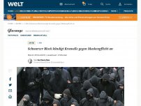 Bild zum Artikel: Schwarzer Block kündigt Krawalle gegen Maskenpflicht an