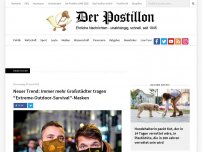 Bild zum Artikel: Neuer Trend: Immer mehr Großstädter tragen 'Extreme-Outdoor-Survival'-Masken