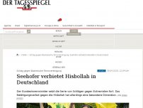 Bild zum Artikel: Seehofer verbietet Hisbollah in Deutschland