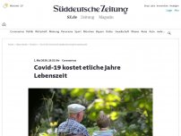 Bild zum Artikel: Coronavirus: Covid-19 kostet etliche Jahre Lebenszeit