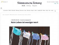 Bild zum Artikel: Coronavirus: Jung gegen Alt: Kein Leben ist weniger wert