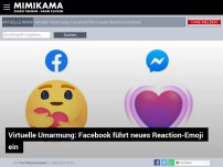 Bild zum Artikel: Virtuelle Umarmung: Facebook führt neues Reaction-Emoji ein