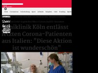 Bild zum Artikel: Köln: Corona-Italiener geheilt