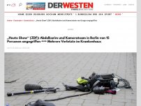 Bild zum Artikel: ZDF: Kamerateam in Berlin von 15 Personen angegriffen +++ Mehrere Verletzte im Krankenhaus