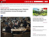 Bild zum Artikel: Quote drei Mal so hoch wie in Deutschland - Sogar die WHO will davon lernen: Sonderweg überzeugt Schweden trotz vieler Toter