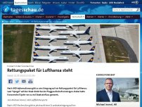 Bild zum Artikel: Rettungspaket für Lufthansa steht
