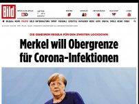 Bild zum Artikel: Regeln für neuen Lockdown - Merkel will Obergrenze für Corona-Infektionen