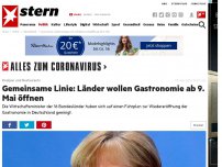 Bild zum Artikel: Hotels und Restaurants: Länder einigen sich: Gastronomie soll ab 9. Mai öffnen