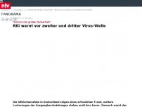 Bild zum Artikel: 'Kommt mit großer Sicherheit': RKI warnt vor zweiter und dritter Virus-Welle