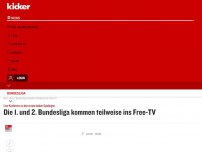 Bild zum Artikel: Die 1. und 2. Bundesliga kommen teilweise ins Free-TV